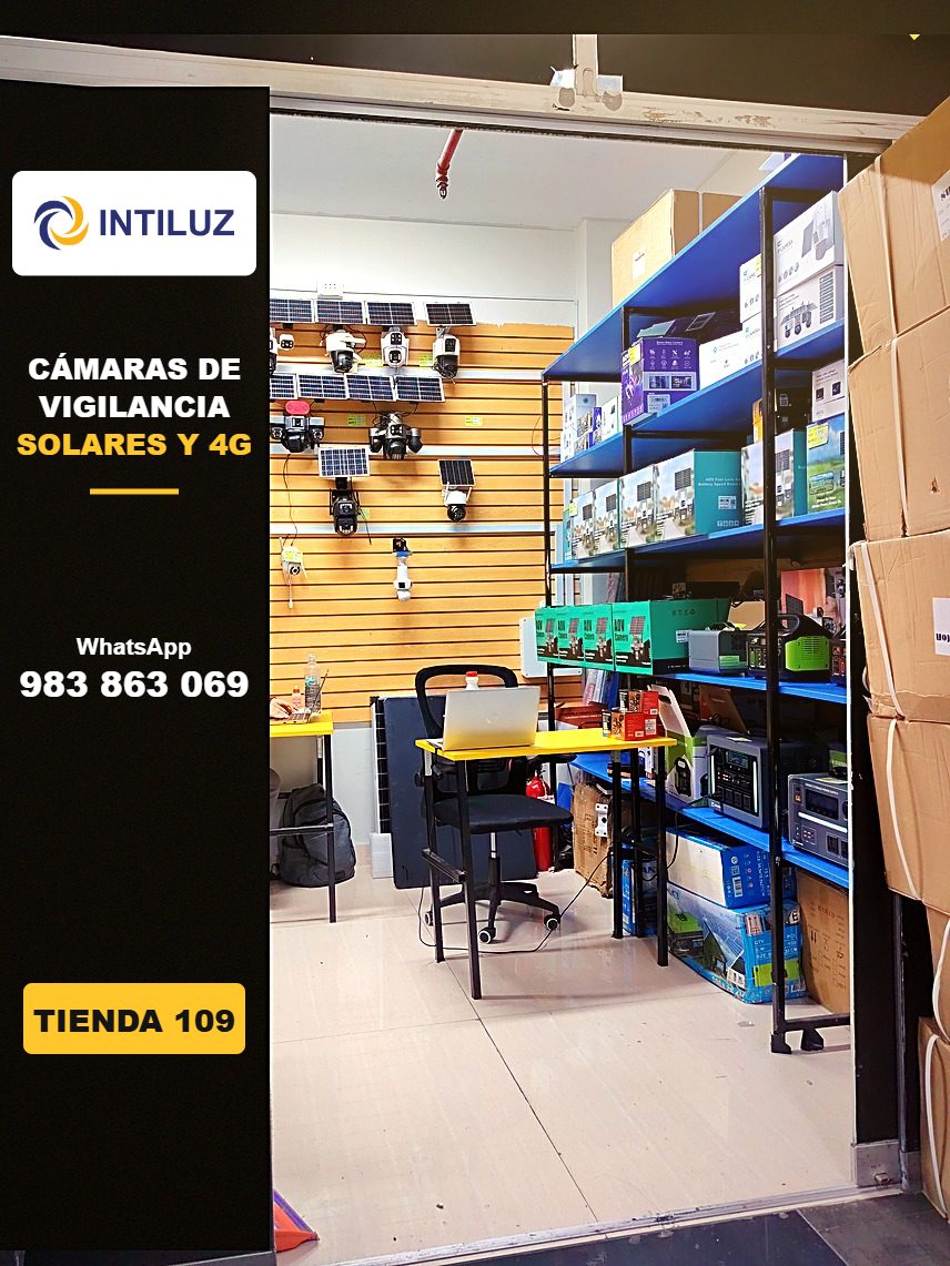 Tienda 109: cámaras de vigilancia solares y 4G