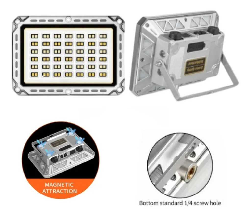 LUZ DE RELLENO LED CON FILTRO RGB RECARGABLE |JF12692|
