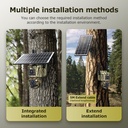 CAMARA DE VIGILANCIA CON CHIP DE DATOS Y PANEL SOLAR |538-GL-6|