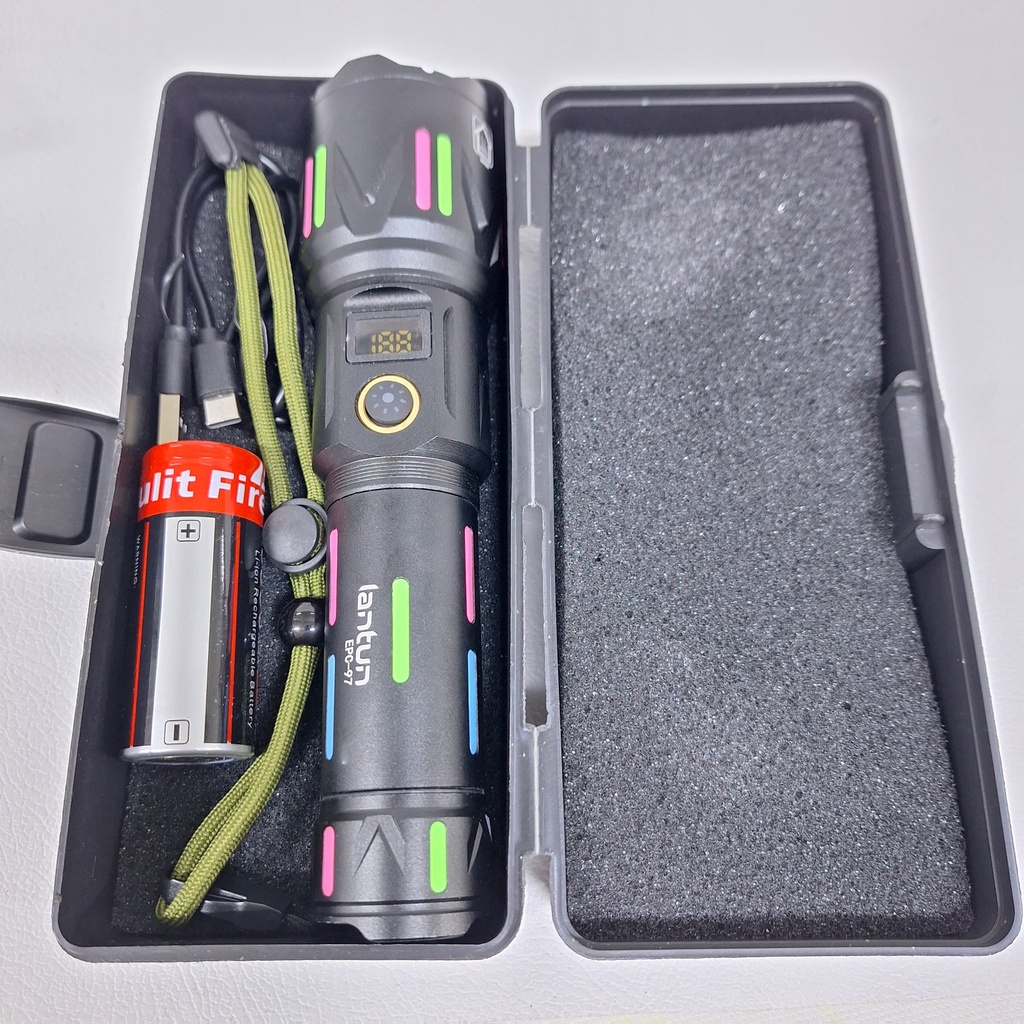 LINTERNA DE LUZ FUERTE Y ZOOM TELESCOPICO |EPC-97|