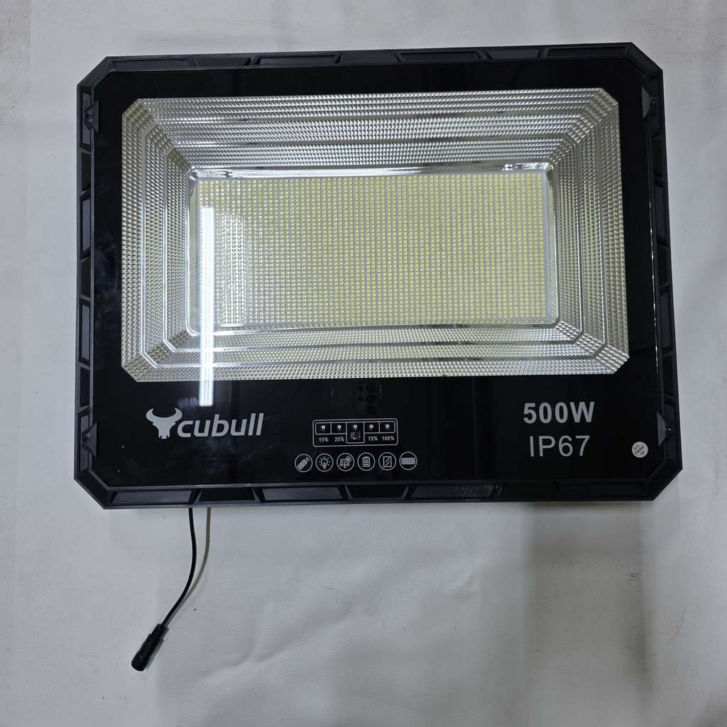 REFLECTOR 500W CON PANEL SOLAR CUBULL |PZ-500|