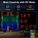 CORTINA DE LUZ INTELIGENTE 400 LEDS 2X2m |XY11822|