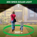 LUCES SOLARES PASTORAL DE PATIO |JF12683| 