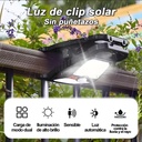 LUZ SOLAR Y RECARGABLE PORTATIL CLIP |440337| 