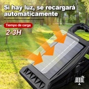 LUZ SOLAR Y RECARGABLE PORTATIL CLIP |440337| 