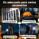 LUZ SOLAR Y RECARGABLE PORTATIL CLIP |440337| 