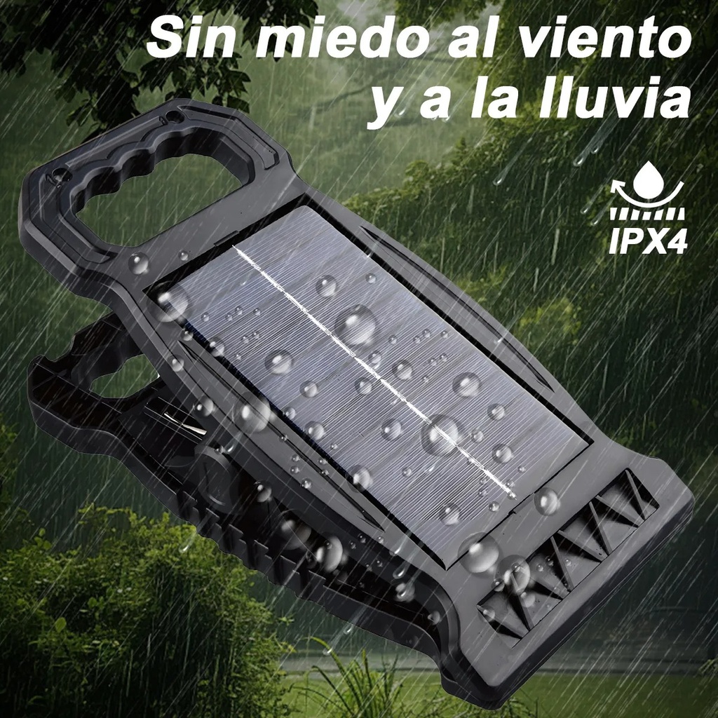 LUZ SOLAR Y RECARGABLE PORTATIL CLIP |440337| 