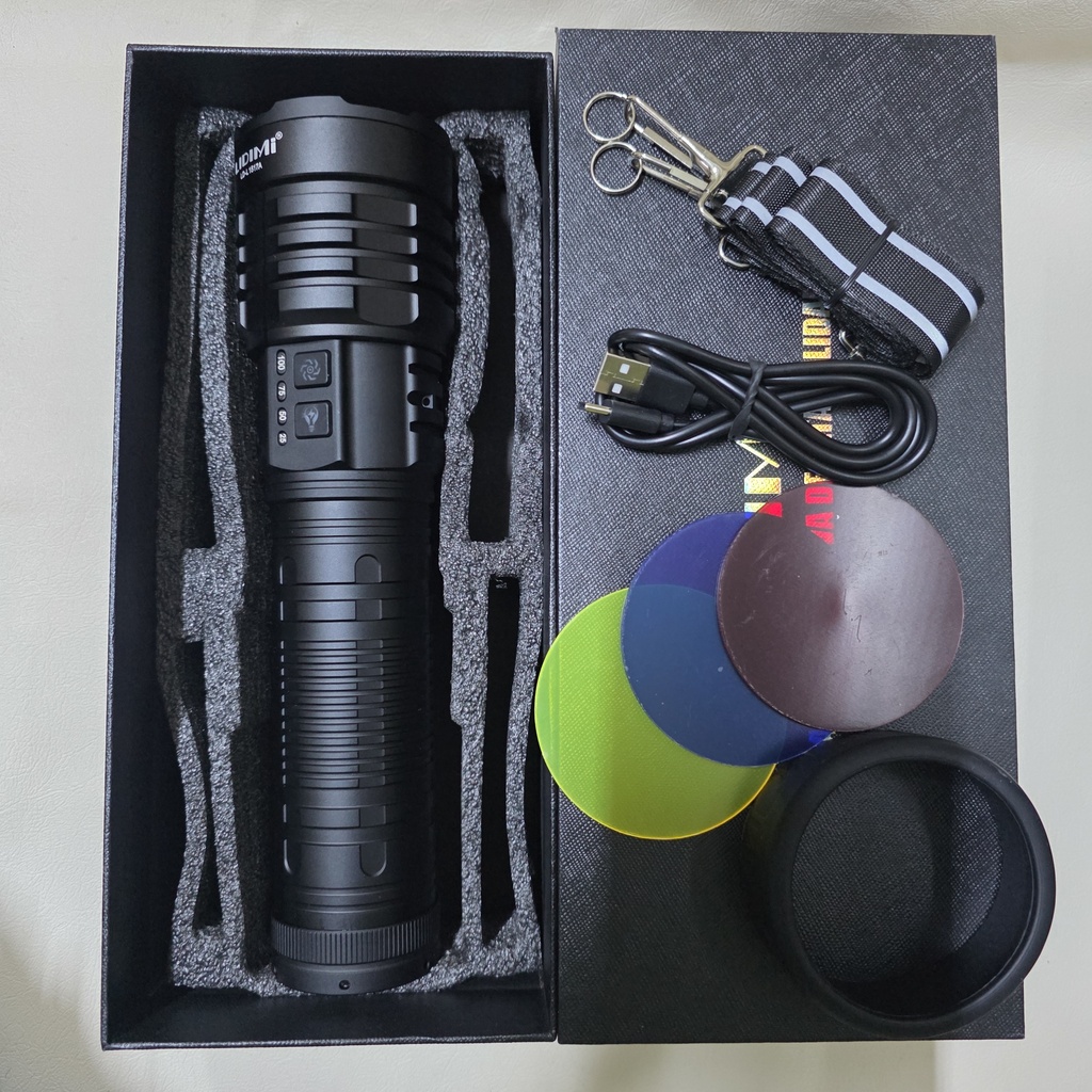 LINTERNA LIDIMI 50W CON SET DE FILTROS DE COLORES |L1517A| 