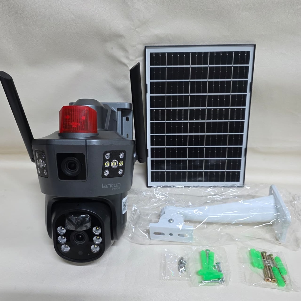 CAMARA SOLAR WIFI DOBLE LENTE |VTP35| 