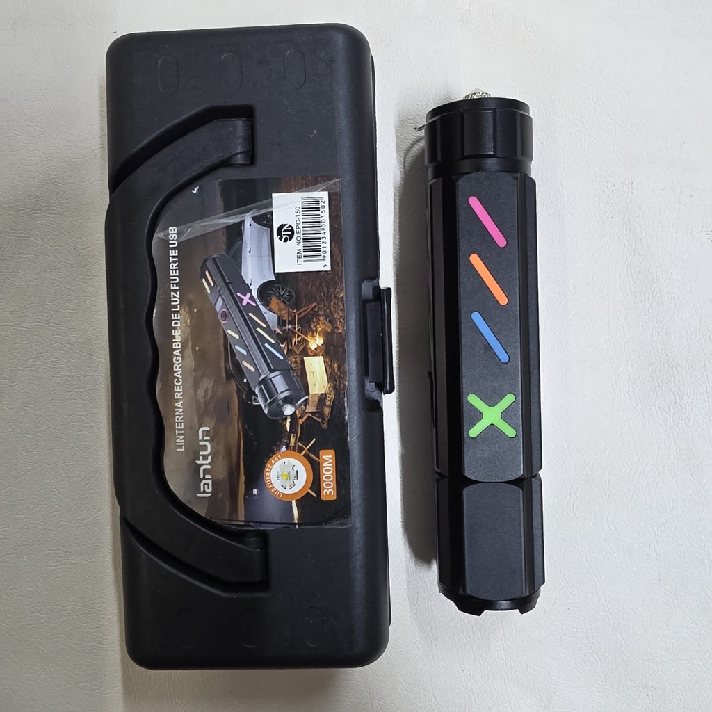 LINTERNA TACTICA  DE LARGO ALCANCE  3500m |EPC-150|