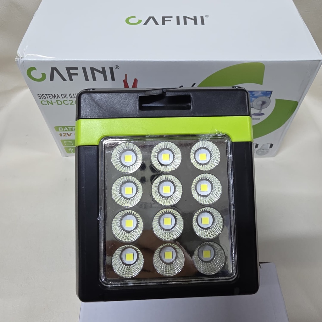 KIT SOLAR PORTATIL 18000mAh CAFINI CN-DC2615QS