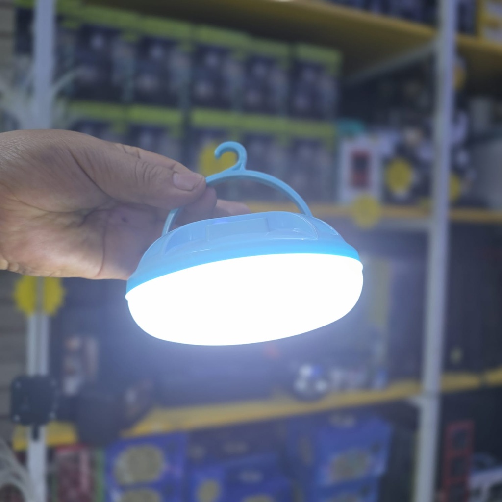 FOCO RECARGABLE Y SOLAR 2400 mAh |EM32|