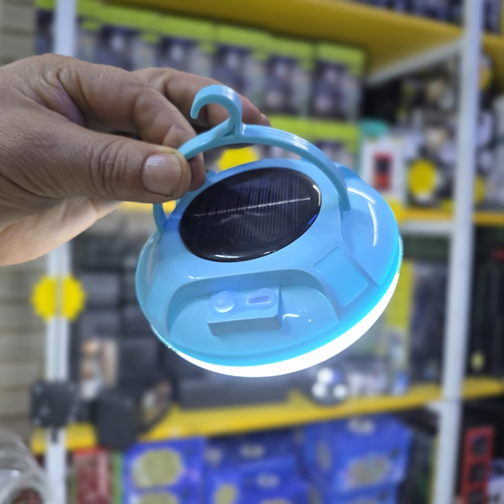 FOCO RECARGABLE Y SOLAR 2400 mAh |EM32|