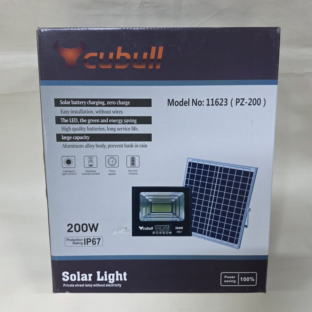 REFLECTOR SOLAR 200W CUBULL |PZ-200|