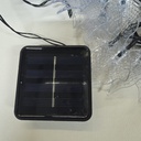 LUCES DE NAVIDAD SOLAR HOJA AMBAR 5M-20 LED