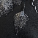 LUCES DE NAVIDAD SOLAR HOJA AMBAR 5M-20 LED