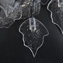 LUCES DE NAVIDAD SOLAR HOJA AMBAR 5M-20 LED