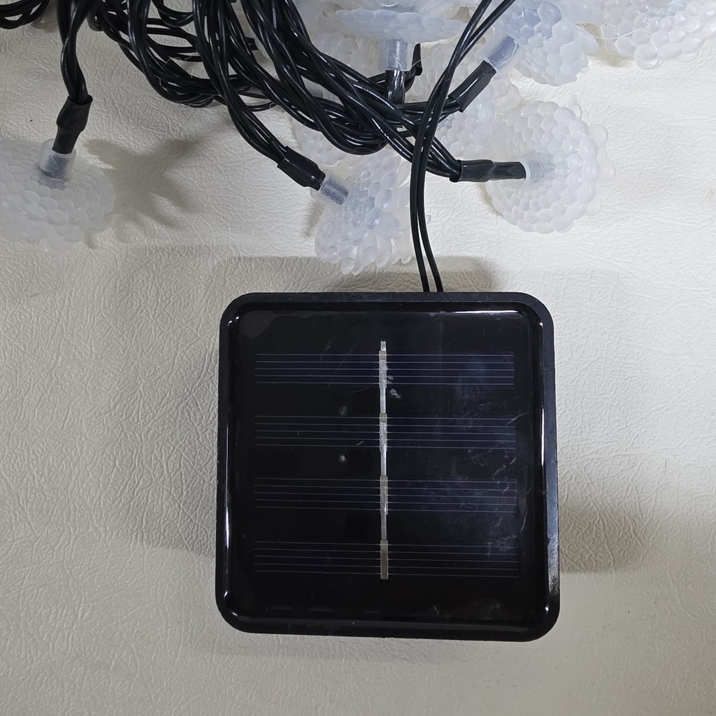 LUCES DE NAVIDAD SOLAR PIÑA NAVIDEÑA 5M-20 LED