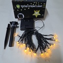 LUCES DE NAVIDAD SOLAR ESTRELLA AMBAR 5M-20LED