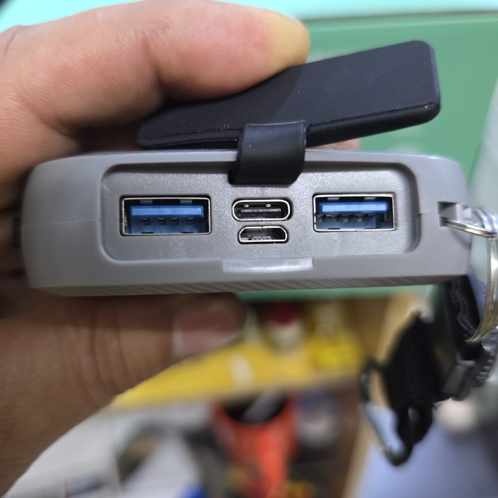 POWERBANK  SOLAR CON  ENCENDEDOR Y BRUJULA 30000 mAH |PB224|