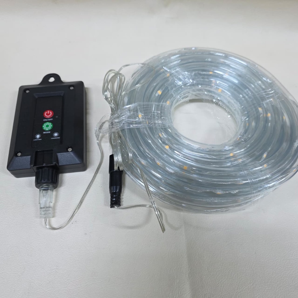 MANGUERA DE LUCES NAVIDEÑAS SOLAR-AMBAR |SD12192|