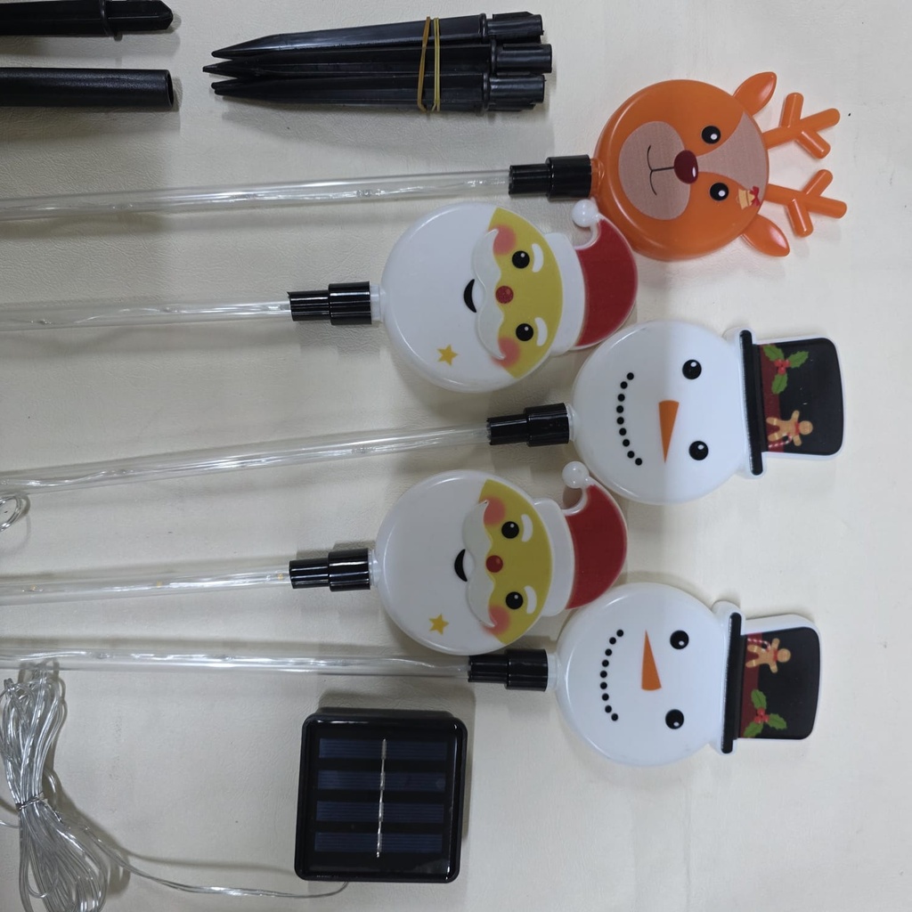 ESTACA NAVIDEÑA SOLAR PACK 5 |SD305|