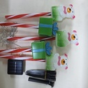 ESTACA NAVIDEÑA SOLAR PACK DE 5 |SD304|