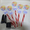 ESTACA NAVIDEÑA SOLAR PACK DE 5 |SD304|