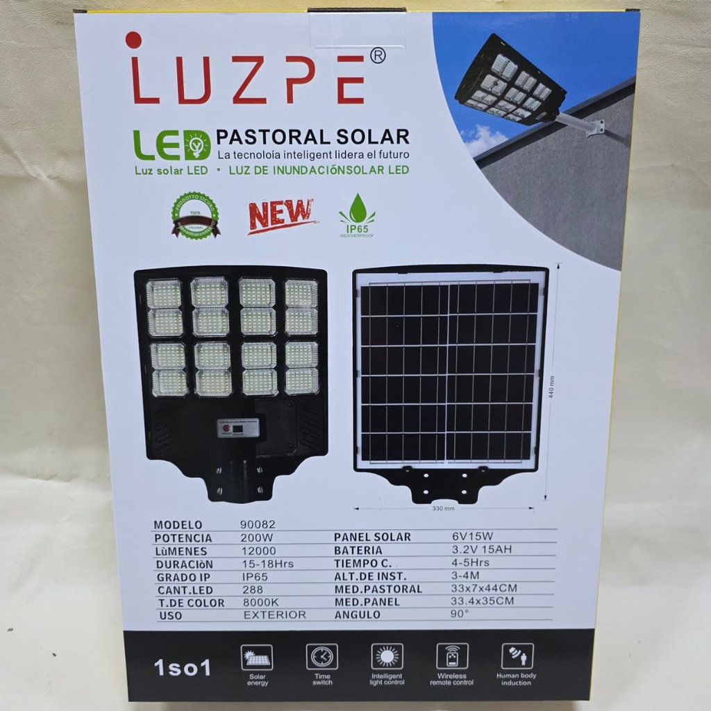 LUZ PASTORAL SOLAR 200W |1S01|