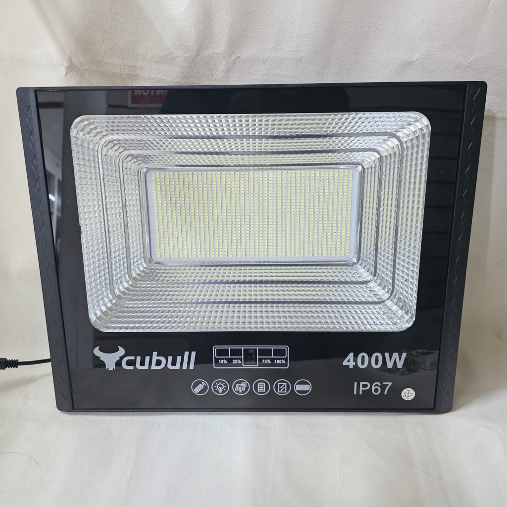 REFLECTOR 400W CON PANEL SOLAR CUBULL |11688|