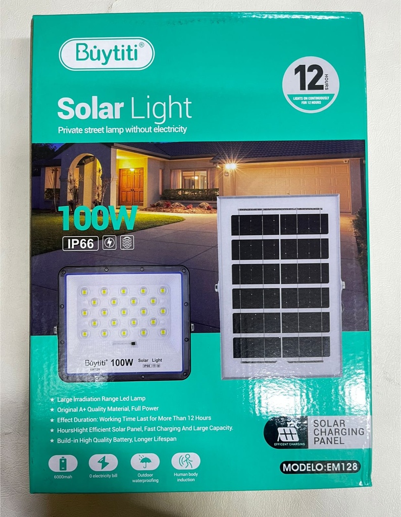 REFLECTOR SOLAR 100W |EM128|