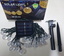 LUCES DE NAVIDAD SOLAR BOLITAS AMBAR 5M-20 LED 