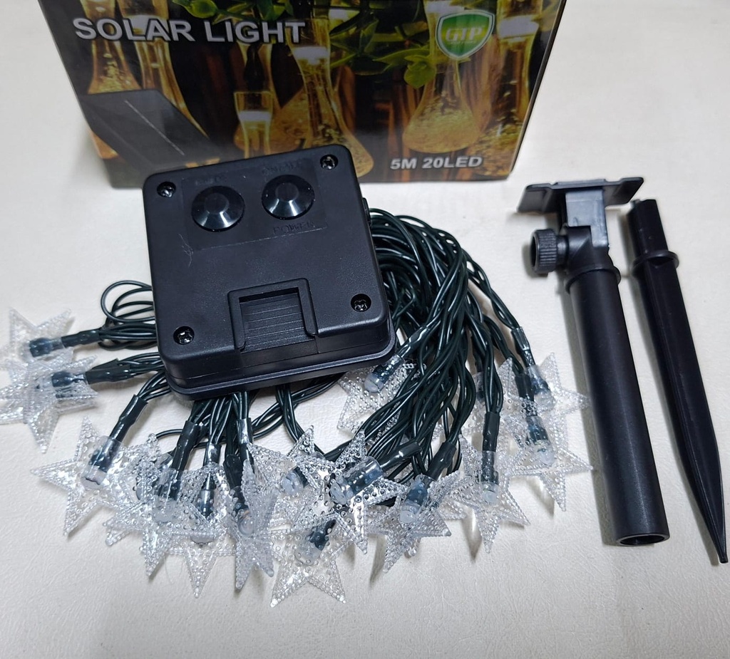 LUCES DE NAVIDAD ESTRELLAS MULTICOLOR 5M-20 LED 