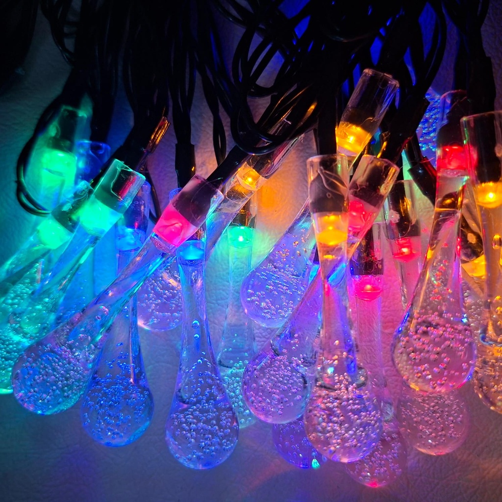 LUCES DE NAVIDAD LAGRIMAS MULTICOLOR 5M-20 LED  