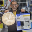 LAMPARA SOLAR 200W PARA HABITACIONES COLOR BLANCO Y AMBAR |NAY-118|