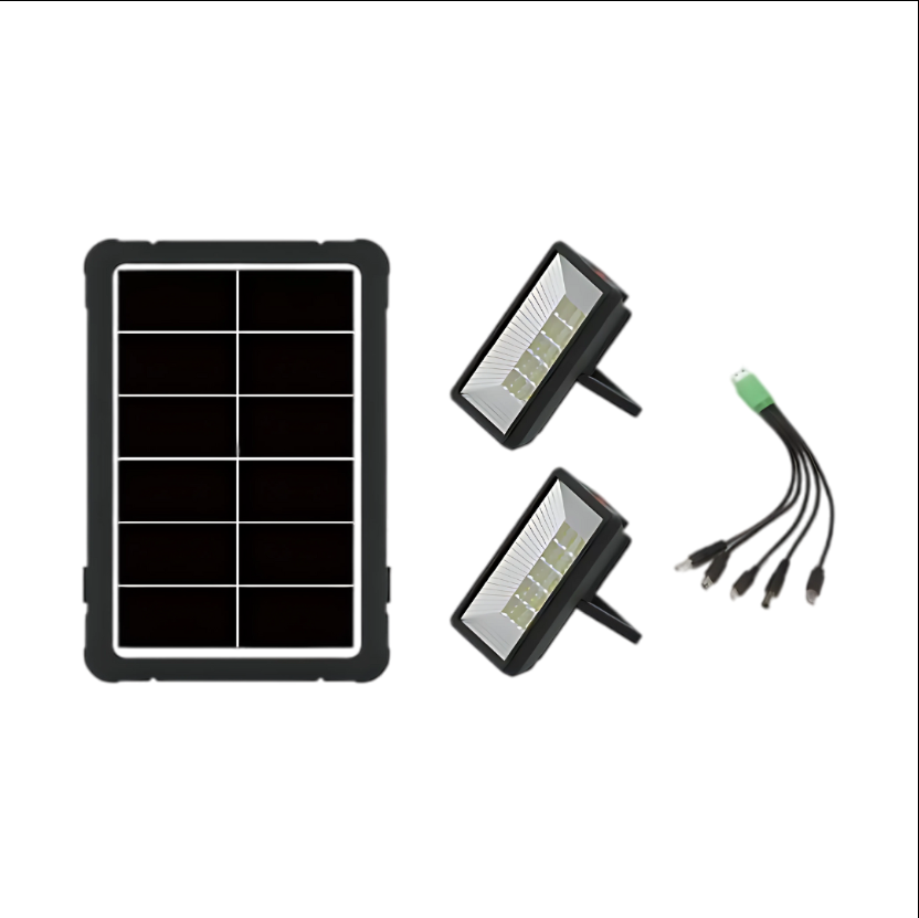 PANEL SOLAR CON LUZ LED Y CARGADOR |CN-TY2324|