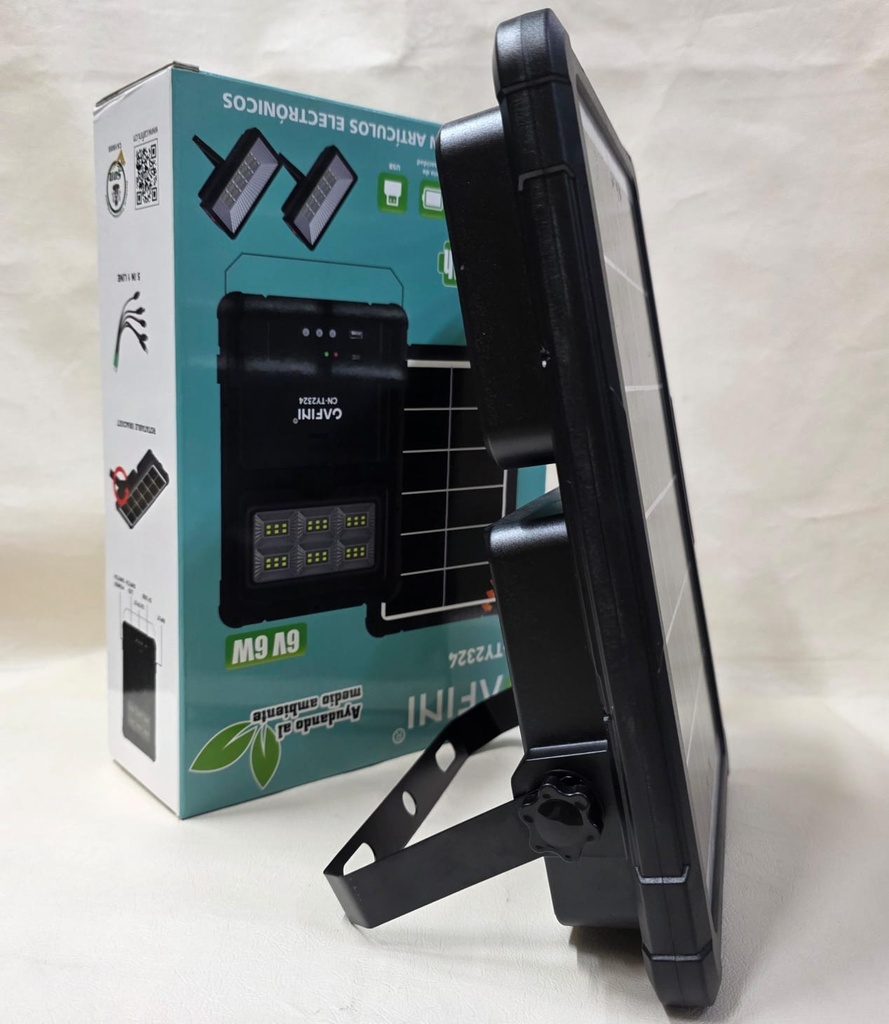 PANEL SOLAR CON LUZ LED Y CARGADOR |CN-TY2324|