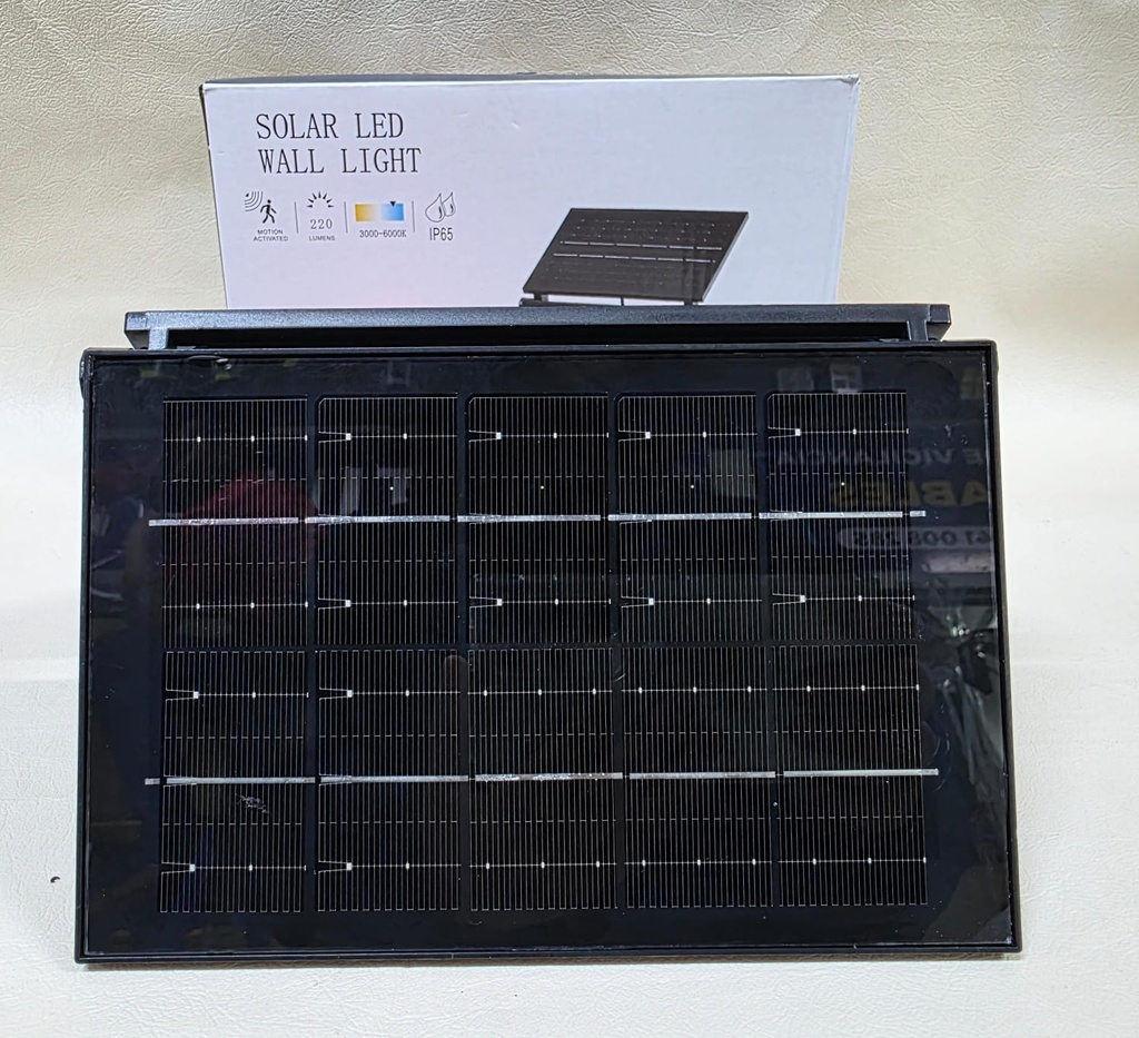 LAMPARA SOLAR DE PARED 19X12X4CM |JL12964|