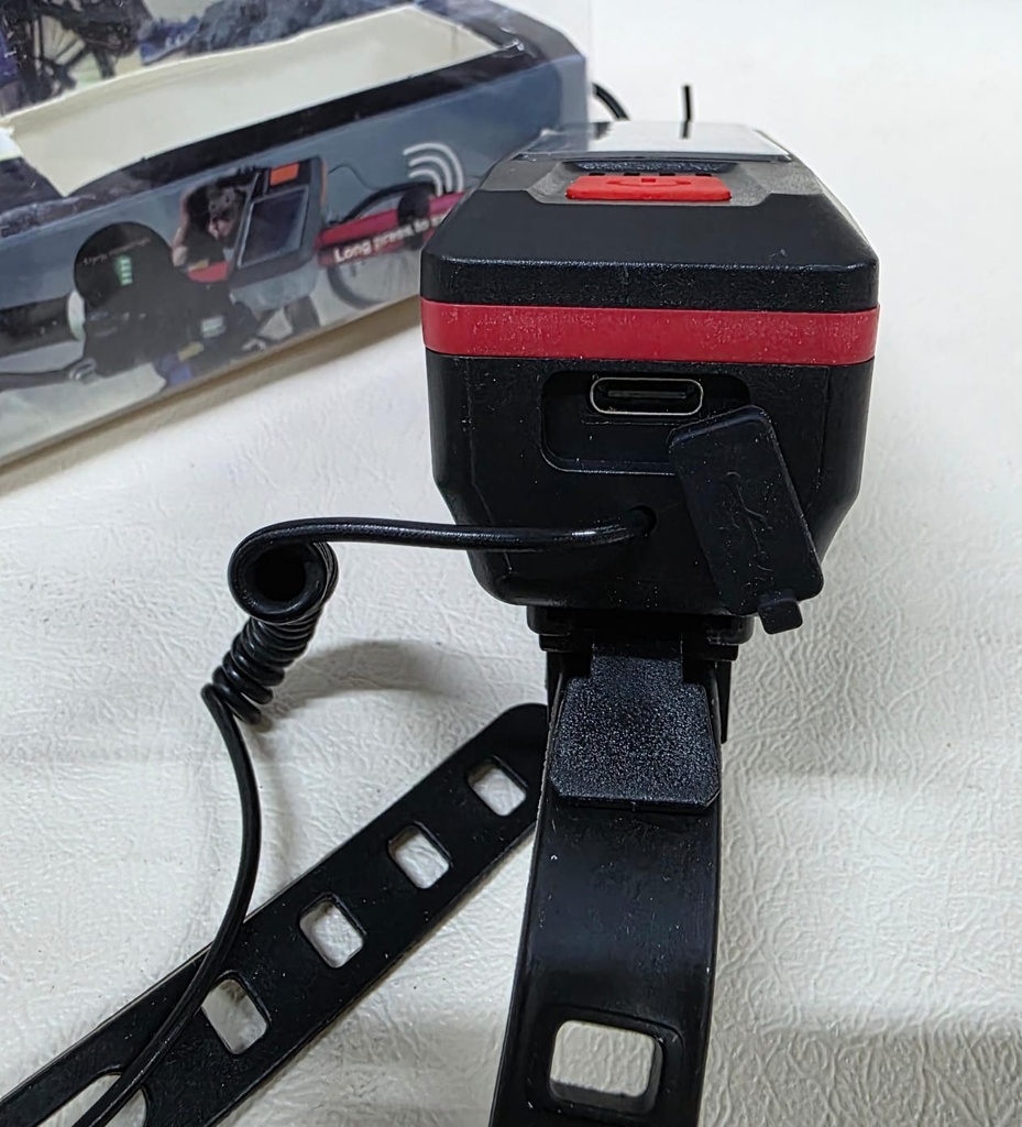 LUZ SOLAR Y SIRENA  PARA BICICLETA |LY-17|