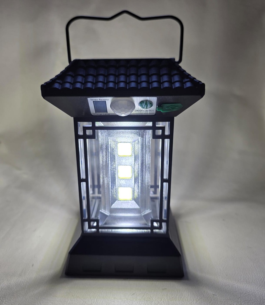 FAROL SOLAR Y RECARGABLE LUZ BLANCA |CL-T60|