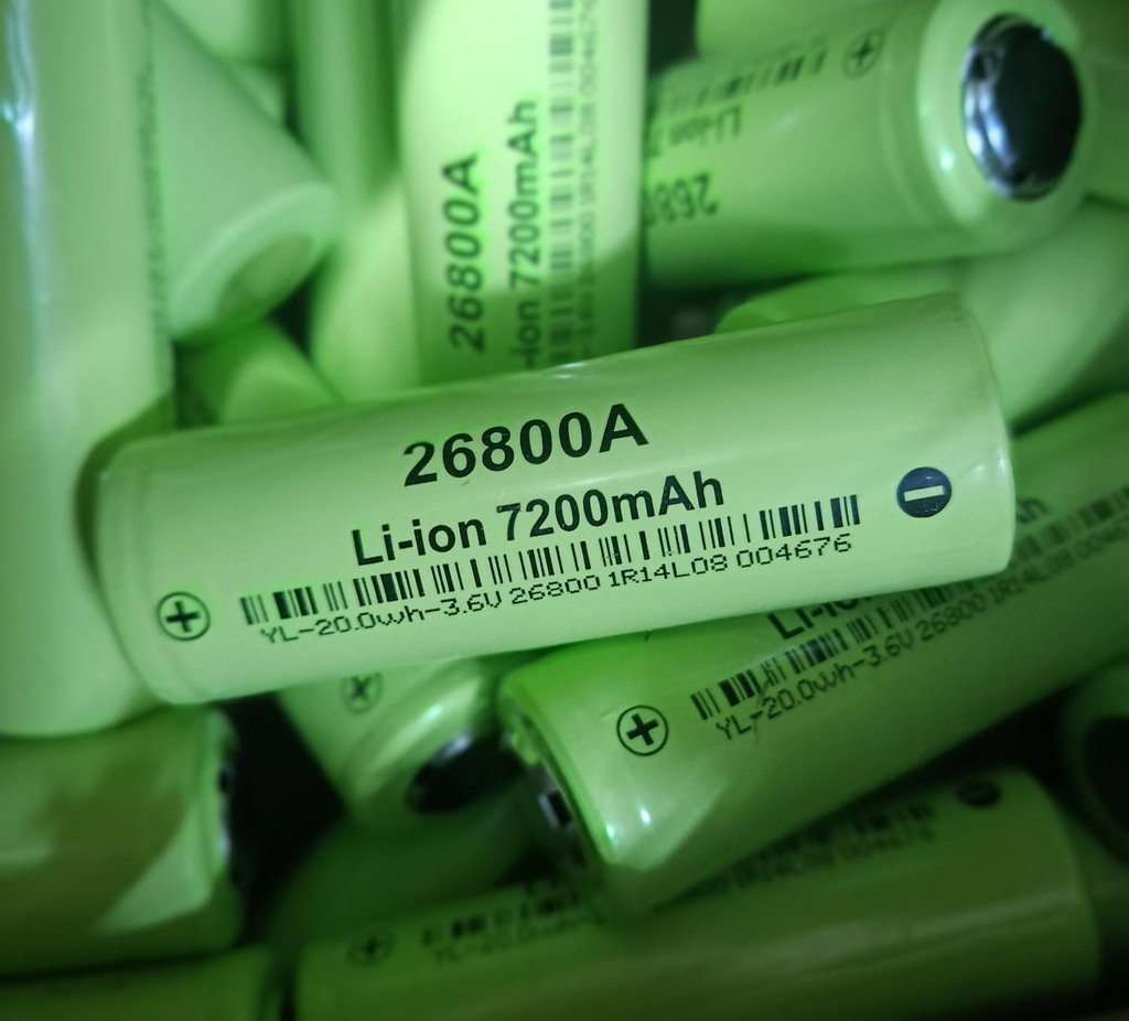 BATERIA 26800A- 7200mAh