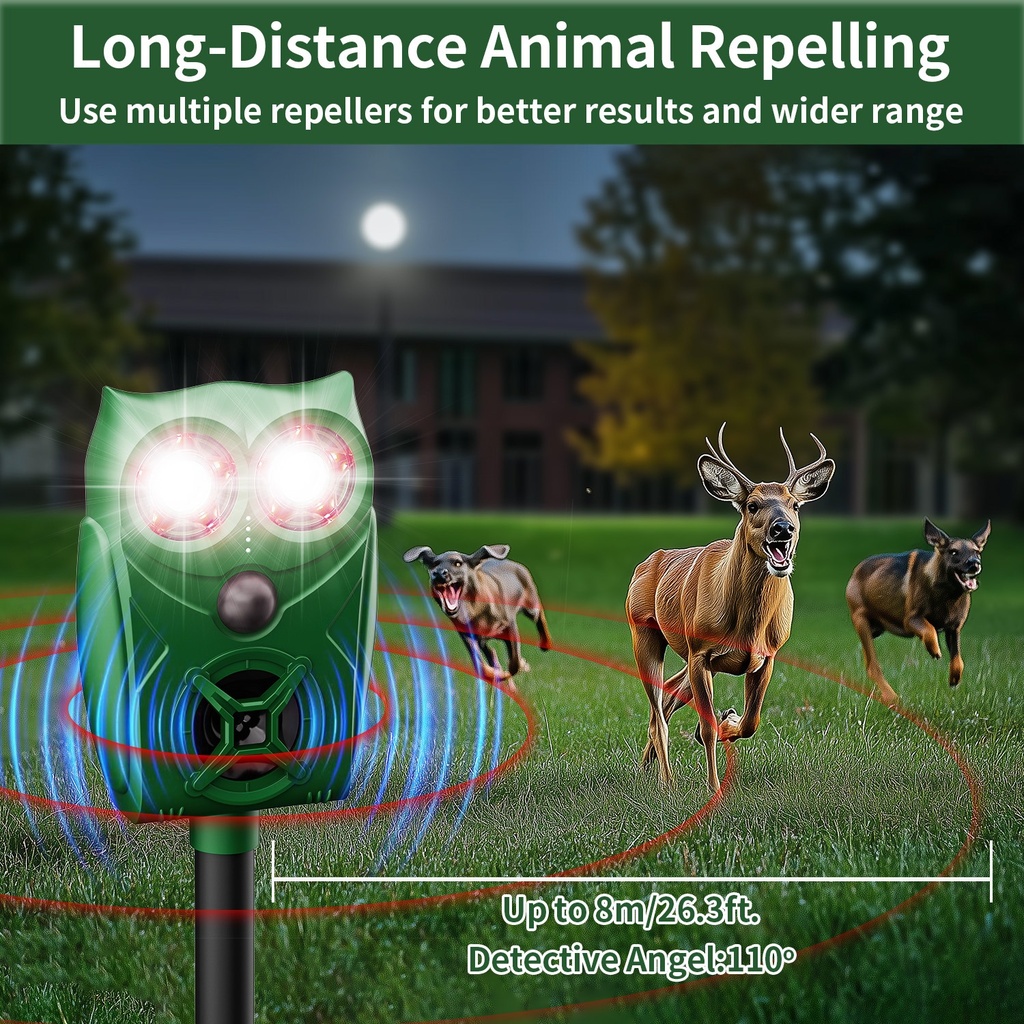 AHUYENTADOR DE AVES, PERROS, GATOS, RATAS |AR30|