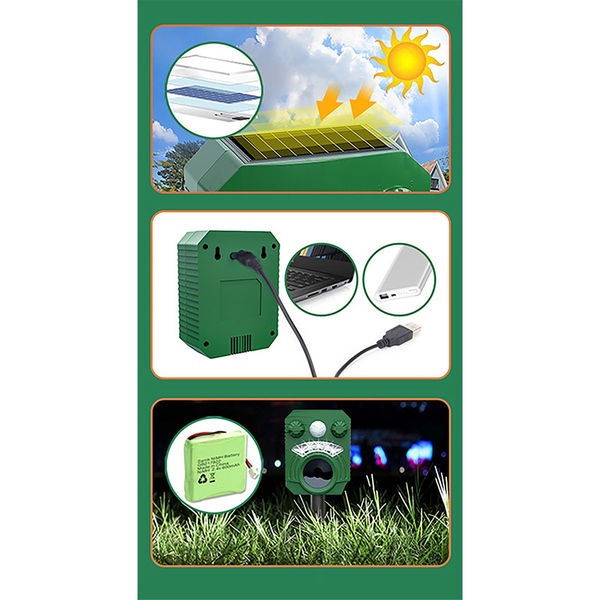 AHUYENTADOR DE PALOMAS, GATOS Y PERROS |AR33|