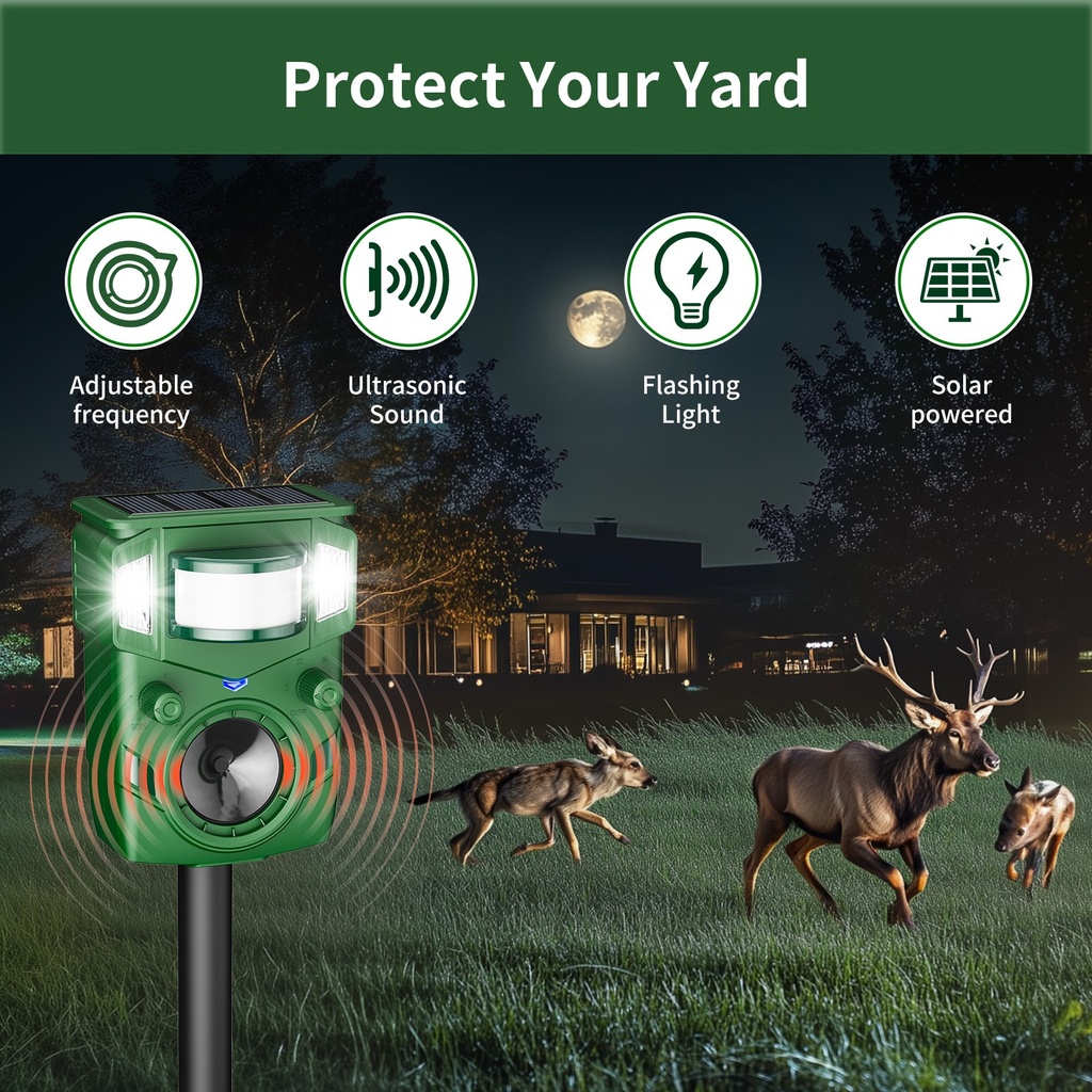 AHUYENTADOR DE GATOS, PERROS Y AVES |AR33|