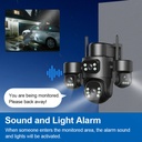 CAMARA SOLAR DOBLE PANEL CON CHIP |LT-D66|