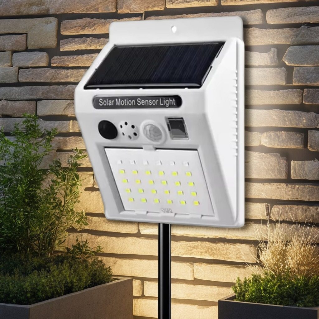 LUZ Y ALARMA SOLAR CON SENSOR DE MOVIMIENTO |AJ440485|