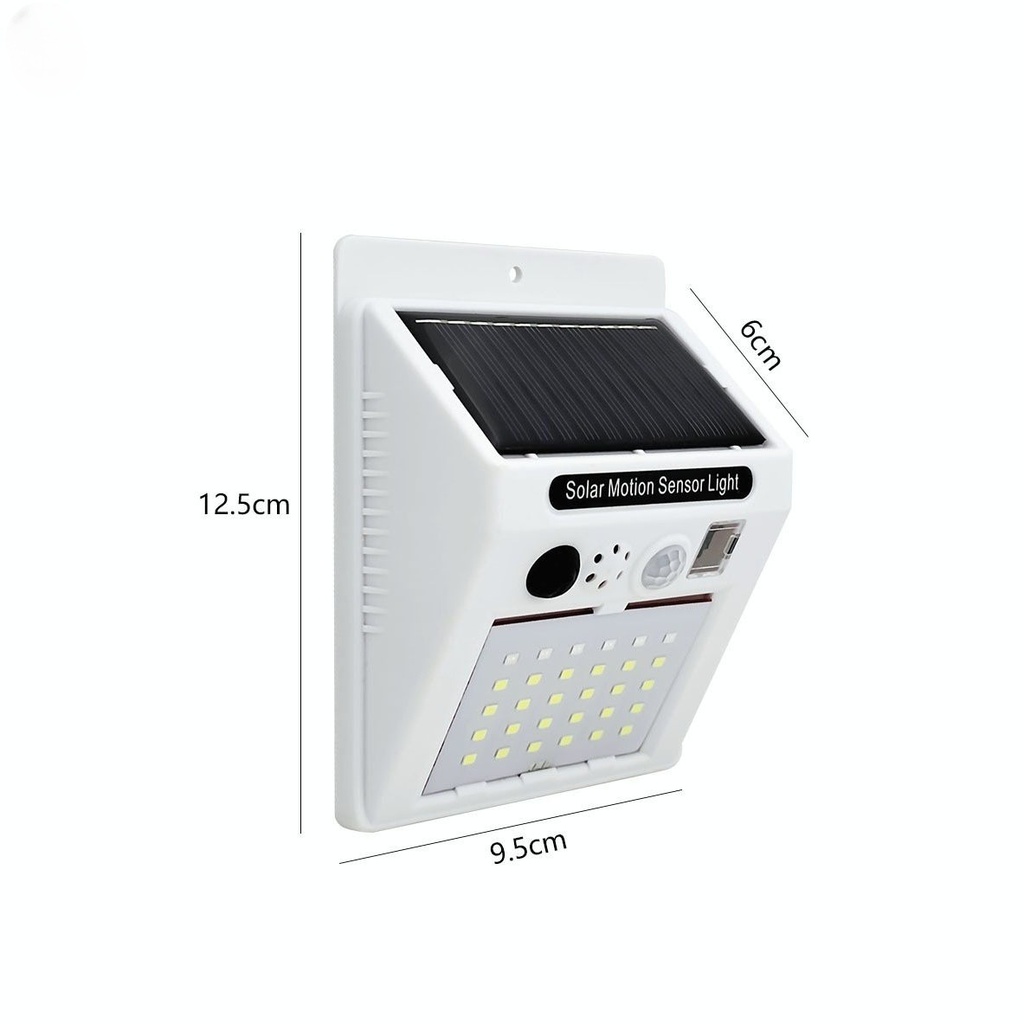 LUZ Y ALARMA SOLAR CON SENSOR DE MOVIMIENTO |AJ440485|