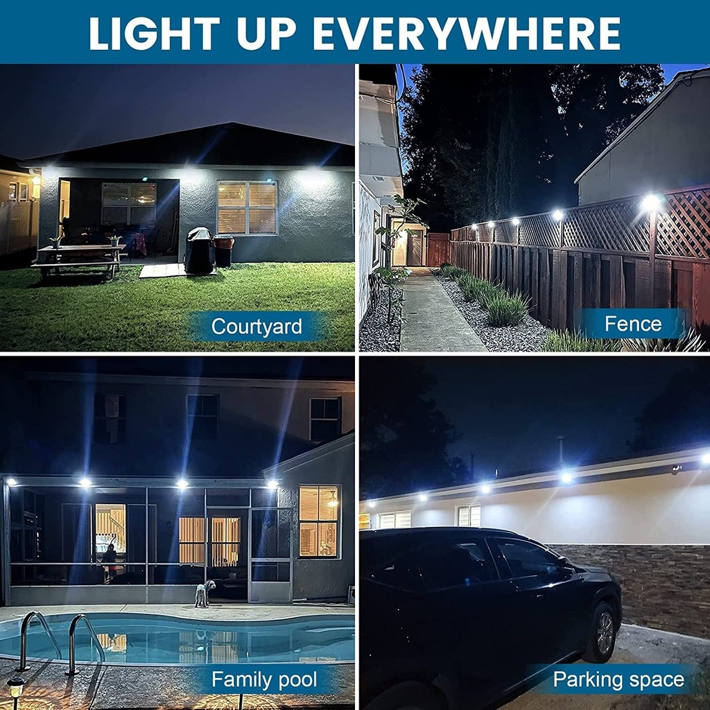 LUZ LED CON PANEL SOLAR 10W |LF-0025-25|