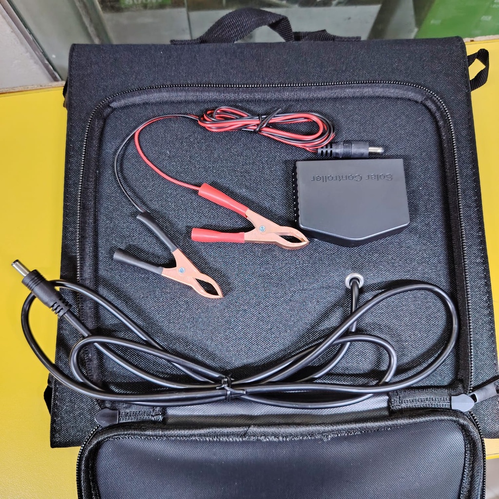 PANEL SOLAR PORTATIL 48W-3 HOJAS  |LE-ST005|