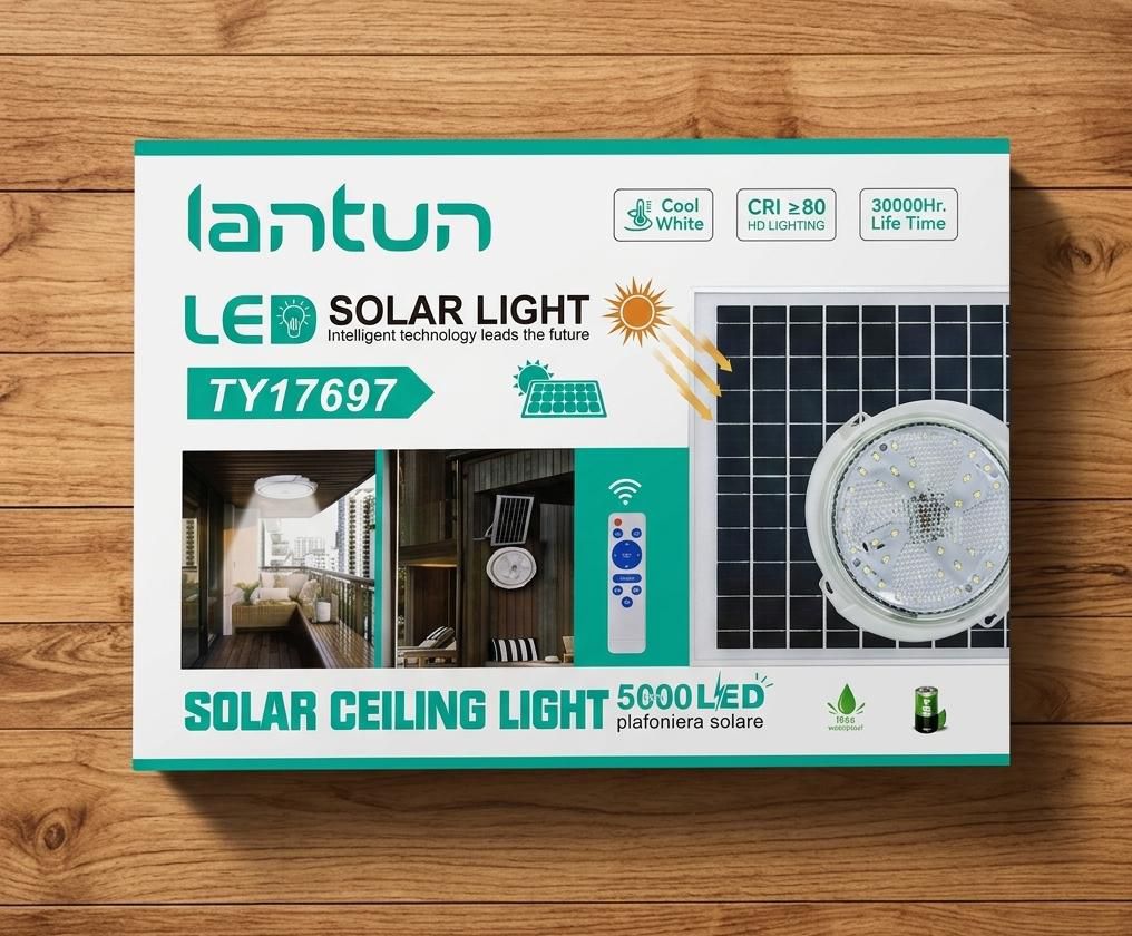 LAMPARA SOLAR 30W PARA HABITACIONES COLOR BLANCO  |TY17697|